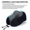 Travel Pillow, Best Memory Foam Neck Pillow Head Support Soft Pillow for Sleeping Rest, Airplane Car & Home Use (Black)