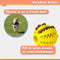 Zenify Puppy Toys Dog Toy Food Treat Interactive Puzzle Ball for Tooth Teething Chew Fetch Tennis Training Boredom Behaviour Dispensing Stimulation for Dogs & Puppies (Multi Pack Large)
