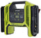 Ryobi Portable air Compressor for Car Tires, 12V DC Air Compressor tire inflator Pump, 150 PSI with Emergency LED Flashlight for Car, Motorcycles, Bicycles,Inflatables