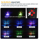 HANVON 2.4G Remote Control Bird Toy RC Bird Bionic Flying Bird,6-axis Gyro,Fabric Single Wing Lifting Design,Easy Indoor Outdoor RC Toy for Kids,Boys and Girls,Go Go Bird Bennu