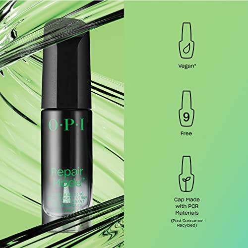 OPI Repair Mode Bond Building Nail Serum, Keratin Protein, Repaired Nails in 6 Days, Vegan Formula, Clear, 9ml