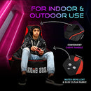 Gaming Bean Bag Chair for Adults & Kids [No Filling], Teens, Dorm Chair, Video Game Chairs, Beanbag Gaming Chair (Red, Adult)