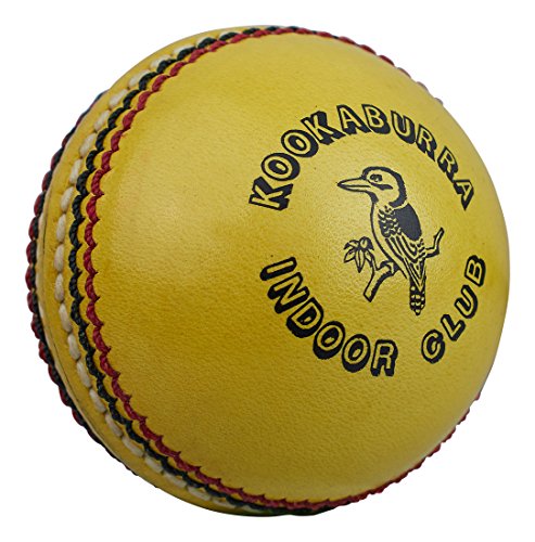 Kookaburra Unisex's Cricket Ball, Yellow, Indoor (114g)