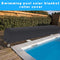 Woanger Heavy Duty Pool Solar Blanket Reel Cover Waterproof UV Resistant Inground Swimming Pool Solar Blanket Reel Roller Cover Swimming Pool Solar Reel Cover for Inground Pool (24 Ft), black
