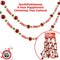 9 Foot Plastic Candy Bead Peppermint Ball Christmas Garland | Shinny Colorful Christmas Tree Garland Perfect for Retro Candy Land Theme Trees | Garland Christmas Decorations for Indoor Use