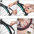 Bike Lock,Bike Chain Lock with 6 Tire Patch,Cable Locks Heavy Duty Anti Theft,5-Digit Resettable Combination Anti-Theft Cable Lock,Bicycle Lock for Bikes, Scooter,Motorcycle, Door, Gate, Fence