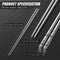 ZDPMK 5 Pairs Metal Chopsticks - Reusable Stainless Steel Chopsticks Laser Engraved Japanese Chinese Korean Chop Sticks with Non-Slip Square Design,Dishwasher Safe