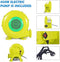 FBSPORT Inflatable Bounce House, Water Slide Park Slide Bouncer with Ball Shooting, Climbing Wall, Jumping and Splash Pool, Kids Bouncy Castle with 450W Air Blower for Outdoor Backyard