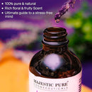 MAJESTIC PURE Lavender Essential Oil with Therapeutic Grade, for Aromatherapy, Massage and Topical uses, 4 fl oz