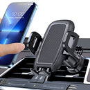 【Ultra Stable Generation】Miracase Car Phone Holder for Air Vent, Shakeproof Car Phone Mount Compatible with iPhone 13 Pro Max 12 11 X XR Samsung and More Phones (Black)