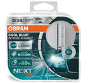 OSRAM XENARC COOL BLUE INTENSE D3S, 150% more brightness, up to 6,200K, xenon headlight lamp, LED look, duo box (2 lamps), 66340CBN-HCB