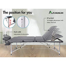 ALFORDSON Massage Table Folding Massage Bed Adjustable 65cm Wide Portable Therapy Table Lift Up SPA Bed