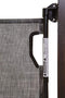 Dreambaby Retractable Baby Safety Gate - Extra Wide & Tall Mesh Gate - Fits up to 55" (140cm) Wide & 36.6" (93cm) Tall - with 2 Sets of Mounting Brackets (Included) - Black - Model F943
