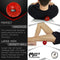 Muscle Max Massage Ball - Therapy Ball for Trigger Point Massage - Deep Tissue Massager for Myofascial Release - Mobility Ball for Exercise & Recovery (Fire Red)