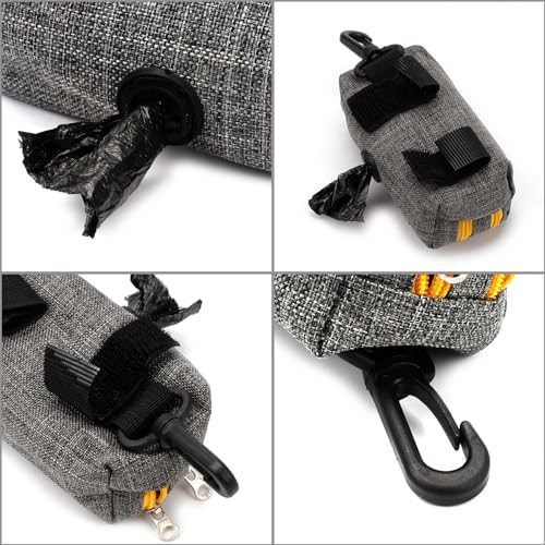 GYB Dog Poop Bag Holder Durable Washable Cloth Poop Bag Dispenser Pet Dog Waste Holder Bags Up Pick Case