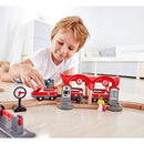 Hape Busy City Rail Train Set Vehicle Pretend Play Kids/Toddler Activity Toy 3+