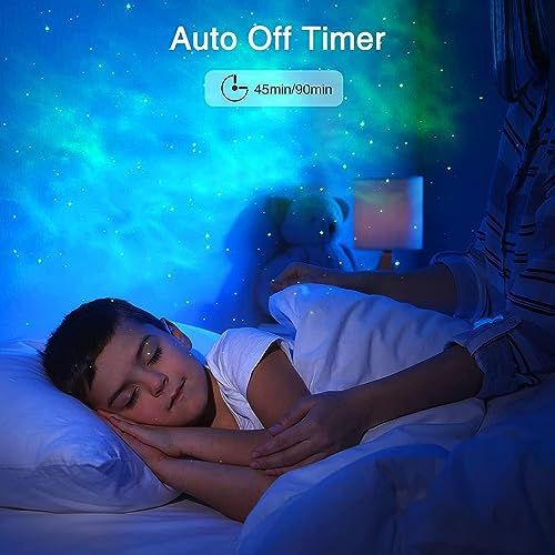 Astronaut Galaxy Star Projector Night Light - with Timer Remote Control and 360°Adjustable Design for Kids Baby Bedroom Christmas Birthdays Valentine's Day etc