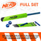 NERF Foam Cricket Set - Full Starter Cricket Set with 30" Foam Cricket Bat, (2) Foam Balls + (3) Plastic Wickets - Perfect for Adults, Kids + Beginners - Full Foam Cricket Set