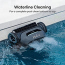 AIPER Seagull Pro Lite Cordless Pool Cleaner Robot, 140 Min Lasting Wall & Waterline Cleaning Pool Vacuum Robot with Quad-Motor System and Smart Navigation, Ideal for In-Ground Pools up to 150m²