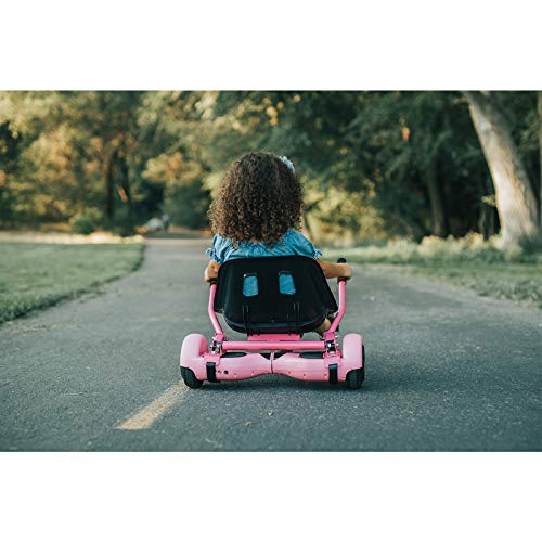 KKA Hoverboard seat Attachment for 6.5”-10” Hoverboard, go Kart Conversion kit, Accessory for self Balancing Scooter, Transform Your Hoverboard into a go cart, Black
