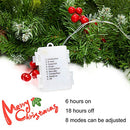 Zhenrui 9 Foot Lighted Christmas Garland, Battery Operated Garland for Christmas Decoration, Pre-lit Xmas Garland with Timer and Waterproof Battery Case, Perfect for Outdoor Use