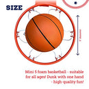 Botabee SKLZ Pro Mini Basketball Hoop - Basketball Hoop for Kids - Indoor Hoop Basketball Set - Safe & Soft Foam - Quiet Bounces Basketball Hoop Ages - 5" Foam Mini Basketball 2 Pack