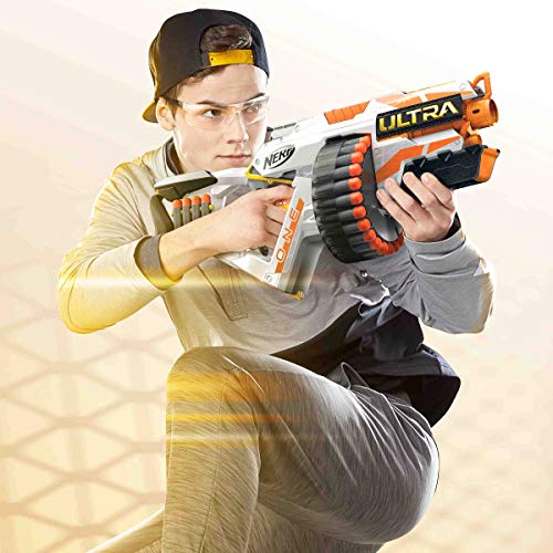 Hasbro NERF - Ultra One Motorized Blaster - 25 Nerf Ultra Darts - The Ultimate in Nerf Dart Blasting - Compatible Only with Nerf Ultra One Darts - Ultra 1 - Games and Toys for Kids - Boys and Girls Ages 8+