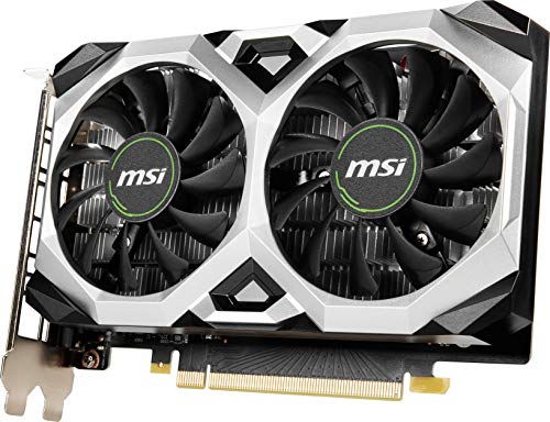 MSI nVidia GeForce GTX 1650 D6 Ventus XS OCV2 Video Card, PCI-E 3.0, 1620 MHz Boost Clock, 1x DisplayPort 1.4a, 1x HDMI 2.0, 1x DVI-D