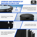 BINYUAN XL Large Ice Bath Tub for Athletes With Cover 99 Gallons Cold Plunge Tub for Recovery, Multiple Layered Portable Ice Bath Plunge Pool Suitable for Gardens, Gyms and Cold Water Therapy Training