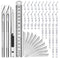 Precision Carving Craft Hobby Knife Kit Exacto Knife 40 Spare Knife Blades with 10 PCS Art Blades, for DIY Art Work Cutting, Scrapbooking, Stencil