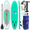 SereneLife Inflatable Stand Up Paddle Board (6 Inches Thick) with Premium SUP Accessories & Carry Bag | Wide Stance, Bottom Fin for Paddling, Surf Control, Non-Slip Deck | Youth & Adult Standing Boat