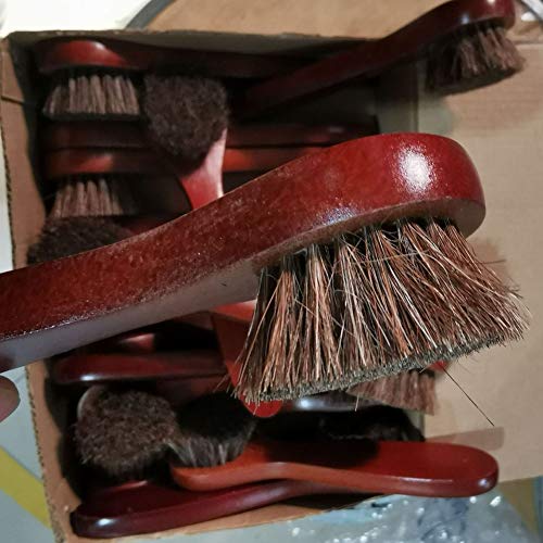 2 Pcs Shoes Polish Brushes Shoes Shine Brushes Shoe Care Clean Daubers Applicators for Boots, Shoes and Other Leather