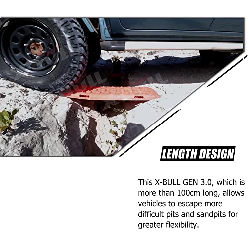 X-Bull Recovery Tracks and Winch Accessories Kit 15Pcs 4x4 Off-Road Recovery Kit for Recover Automotive Stuck in Mud/Snow/Sand Olive Green