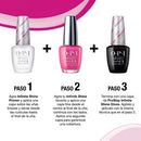OPI Infinite Shine Midnight Mantra Blue Fall Wonders Collection, long-lasting nail polish for up to 11 days of gel like wear, 15ml