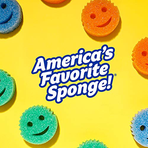 Scrub Daddy - Scrub Mommy - Two-Sided Soft Absorbent and Scratch-Free Scrubber and Sponge - 4 Count