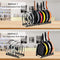 Toplife Expandable Pans Organizer Rack, 10 Adjustable Compartments, Cookware Holder for Pantry or Cabinet, Black