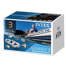 Intex Mariner 3 Boat Set Inflatable Boat, Green black and white