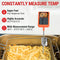 ThermoPro TP510 Waterproof Digital Candy Thermometer with Pot Clip, 8" Long Probe Instant Read Food Cooking Meat Thermometer for Grilling Smoker BBQ Deep Fry Oil Thermometer