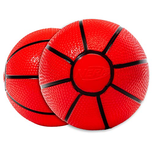 NERF Basketball Hoop Set - Pro Hoop Mini Hoop Set with Mini NERF Basketball - Steel Rim Great for Dunking - Over The Door Basketball Hoops