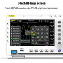 -1014D Portable 7 Inch TFT LCD Display Screen Two In One Dual Channel Input Signal Generator Desktop Oscilloscope Capture Output Signal Function 100MHz* 2 Ana-log Bandwidth 1GSa/s Sampling Rate