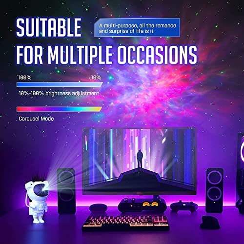 Mooyran Night Light Projector - Cool Stuff Tiktok Trend Items, Galaxy Star  Astronaut Space Ceiling Projector, Led Lights for Bedroom Accessories Kids  Room Decor, Starry Nebula Lamp 