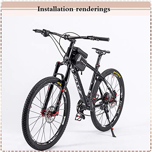 【AU Stock】 Mountain Bicycle Suspension Forks, 26/27.5/29 inch MTB Bike Front Fork, 100mm Travel 28.6mm Threadless Steerer, with Rebound Adjustment