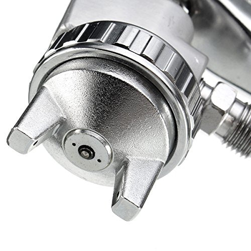 NUZAMAS Suction Feed Air Spray Paint Gun 2.0mm Stainless Nozzle 1000ml Capacity Airbrush Painting Tool for Car Furniture Painting Hand Held Paint Sprayer