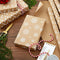 Hallmark Recyclable Kraft Wrapping Paper with Cut Lines (3 Rolls: 90 Sq. Ft. Ttl.) Minimalist Christmas, White Trees, Deer Antlers, Snowflakes on Brown Kraft for Holidays, Weddings, Winter Solstice, 30 Sq Ft (0005JXW1210)