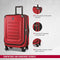 Victorinox 601351 Spectra 2.0 Spectra Hardside Expandable Suitcases Red 69 Centimeters