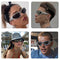 Yimosro Y2K Wrap Around Fashion Sports Sunglasses for Men Women Trendy Swift Oval Shades Sunglasses for Women, B2: Silver Frame/Black Lens, Large