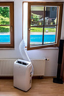 Window Seal for AC Unit/Portable Air Conditioner – Sealing AC with Zip and Adhesive Fastener – Best Way to Seal Casement Window With Maximum Length of 158 inches