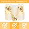 AURORAPARTY 1220pcs Classic Winnie Bear Baby Shower or Birthday Party Supplies Pooh Baby Shower Plates Napkins Cups Gender Neutral Birthday Decoration Tableware Set Serves 24
