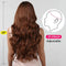 Long Ombre Brown Wavy Curly Wigs for Black Women Synthetic Curly Wig with Fringe Cosplay Wig Natural Looking