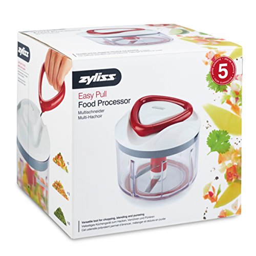 Zyliss 1339 Food Processor, White/Red